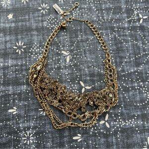 J. Crew Gold Starement Necklace